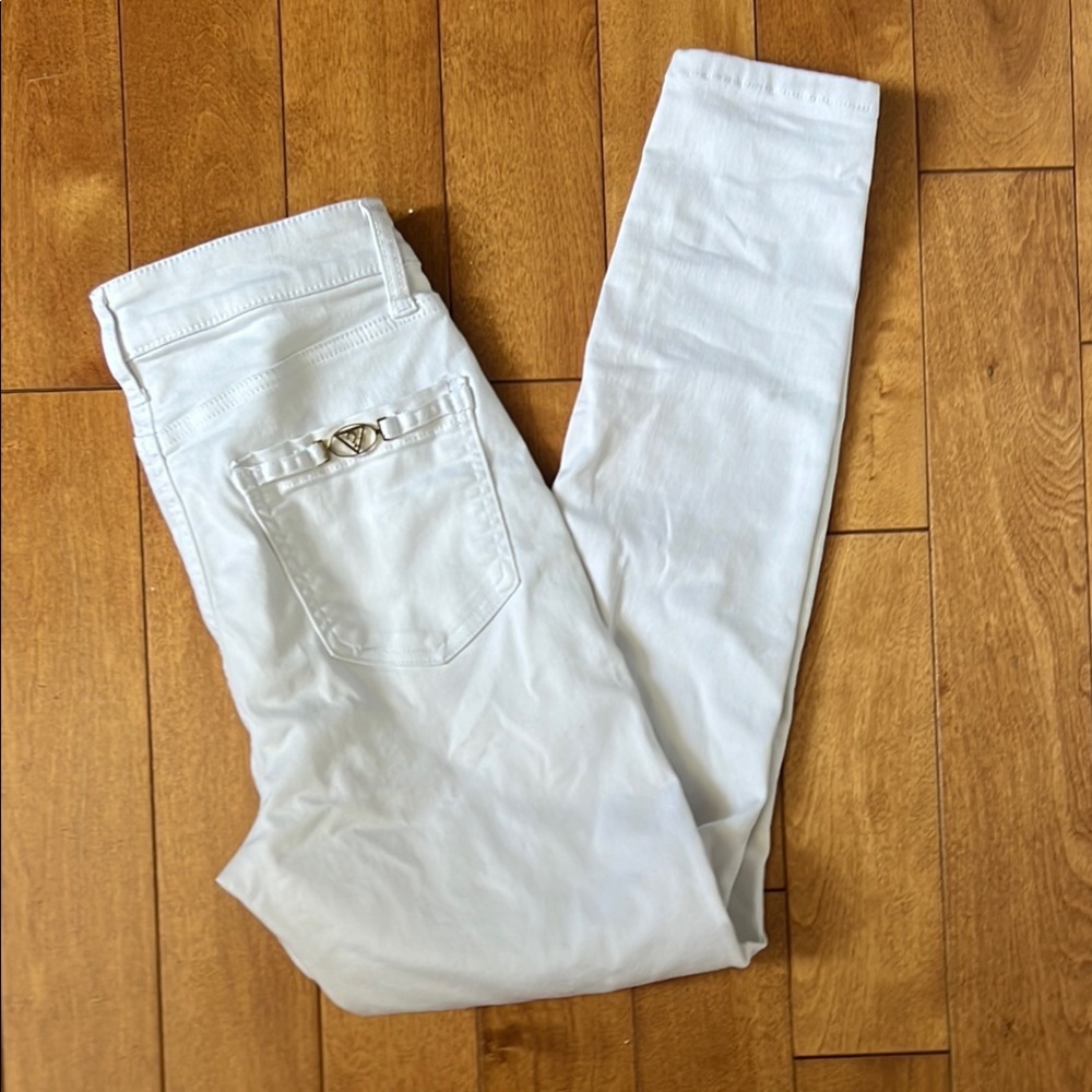 Guess White Skinny Jeans Premium Denim